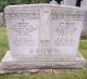 Headstone: Louis & Dora Brown