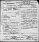 Death Certificate (front): Meyer Mintz