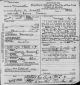 Death Certificate (front): Erna Posner